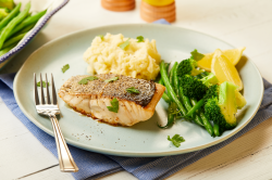 Simple coley with mash