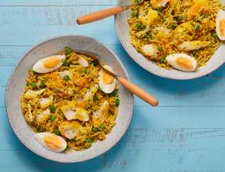 Have you tried... Smoked haddock kedgeree with poached eggs ?